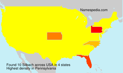 Surname Silbach in USA Surname Silbach in USA