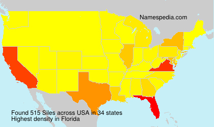 Surname Siles in USA Surname Siles in USA