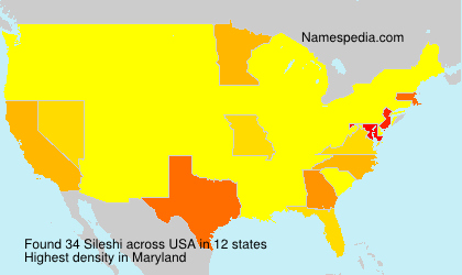 Surname Sileshi in USA Surname Sileshi in USA