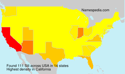 Surname Sili in USA Surname Sili in USA
