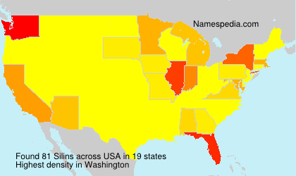 Surname Silins in USA Surname Silins in USA