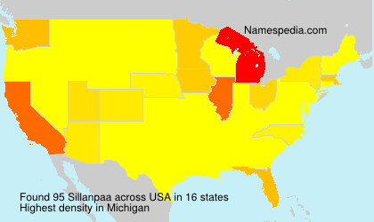Surname Sillanpaa in USA Surname Sillanpaa in USA