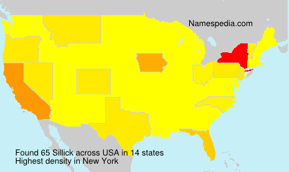 Surname Sillick in USA Surname Sillick in USA
