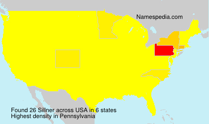 Surname Sillner in USA Surname Sillner in USA