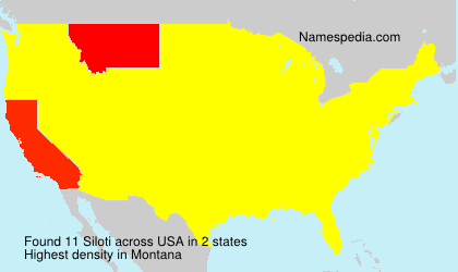Surname Siloti in USA Surname Siloti in USA