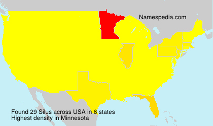 Surname Silus in USA Surname Silus in USA