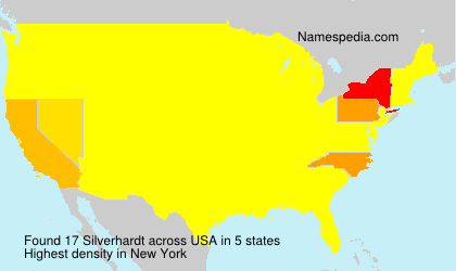 Surname Silverhardt in USA Surname Silverhardt in USA