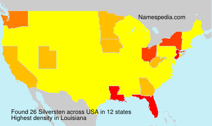 Surname Silversten in USA Surname Silversten in USA