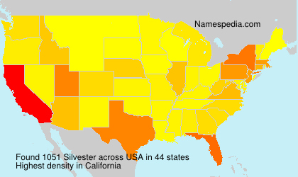 Surname Silvester in USA Surname Silvester in USA