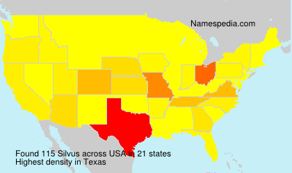 Surname Silvus in USA Surname Silvus in USA