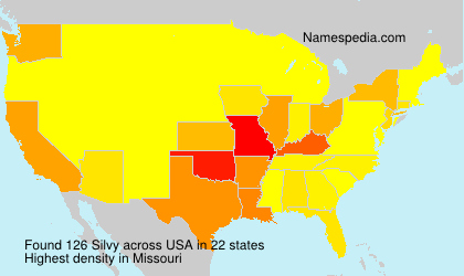 Surname Silvy in USA Surname Silvy in USA