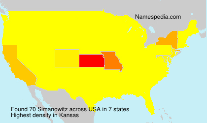 Surname Simanowitz in USA Surname Simanowitz in USA
