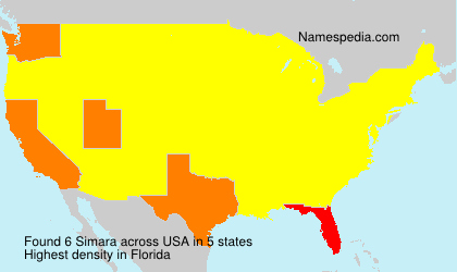 Surname Simara in USA Surname Simara in USA