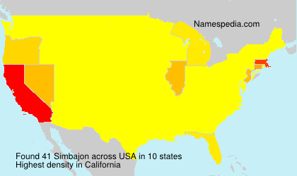 Surname Simbajon in USA Surname Simbajon in USA