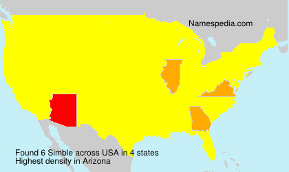 Surname Simble in USA Surname Simble in USA