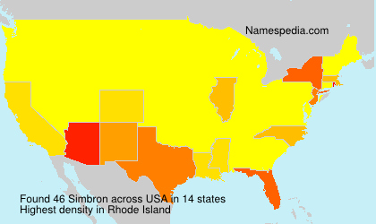 Surname Simbron in USA Surname Simbron in USA