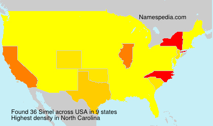 Surname Simel in USA Surname Simel in USA