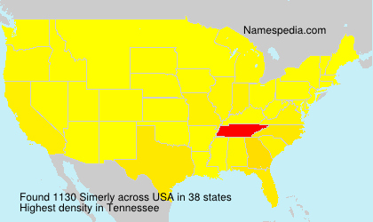 Surname Simerly in USA Surname Simerly in USA