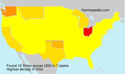 Surname Simia in USA Surname Simia in USA