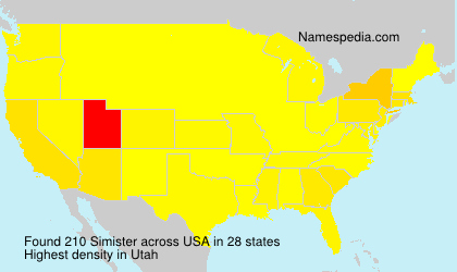 Surname Simister in USA Surname Simister in USA
