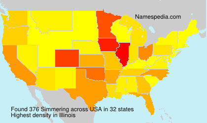 Surname Simmering in USA Surname Simmering in USA