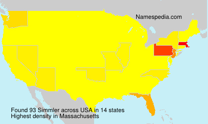 Surname Simmler in USA Surname Simmler in USA