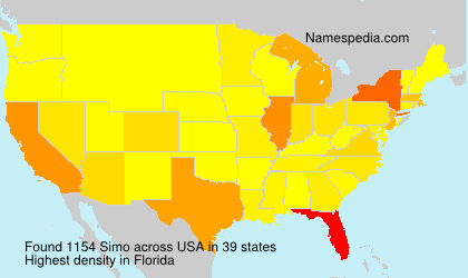 Surname Simo in USA Surname Simo in USA