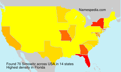 Surname Simowitz in USA Surname Simowitz in USA