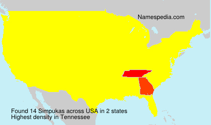 Surname Simpukas in USA Surname Simpukas in USA
