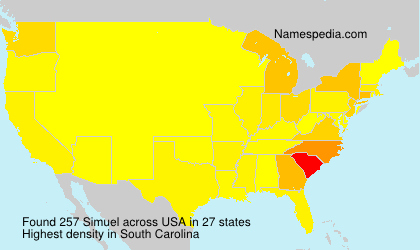 Surname Simuel in USA Surname Simuel in USA