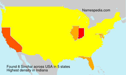 Surname Sinchai in USA Surname Sinchai in USA