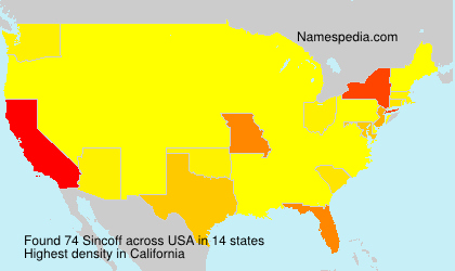 Surname Sincoff in USA Surname Sincoff in USA