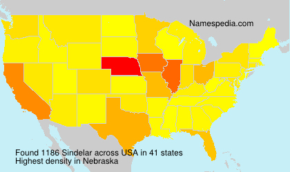 Surname Sindelar in USA Surname Sindelar in USA
