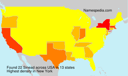 Surname Sinead in USA Surname Sinead in USA