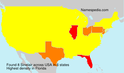 Surname Sinelair in USA Surname Sinelair in USA