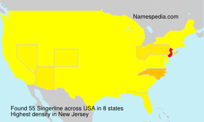 Surname Singerline in USA Surname Singerline in USA