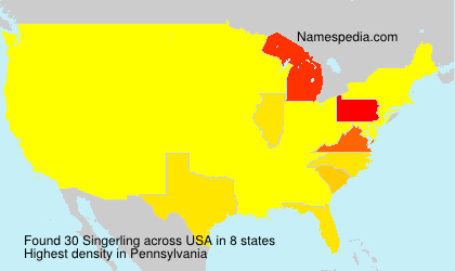 Surname Singerling in USA Surname Singerling in USA