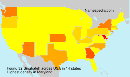 Surname Singhateh in USA Surname Singhateh in USA
