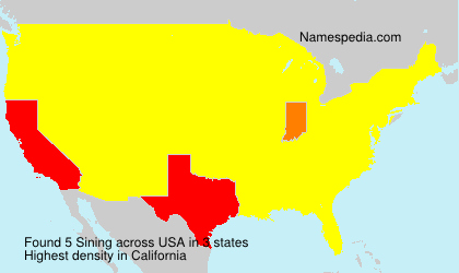 Surname Sining in USA Surname Sining in USA