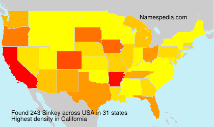 Surname Sinkey in USA Surname Sinkey in USA