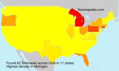 Surname Sinkowski in USA Surname Sinkowski in USA