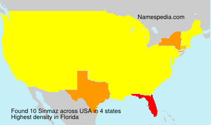 Surname Sinmaz in USA Surname Sinmaz in USA