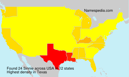 Surname Sinnie in USA Surname Sinnie in USA