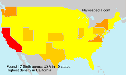 Surname Sinth in USA Surname Sinth in USA