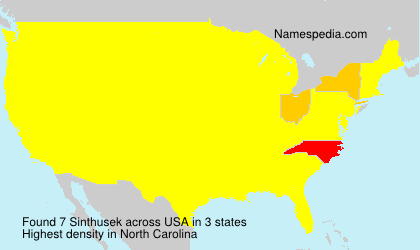 Surname Sinthusek in USA Surname Sinthusek in USA
