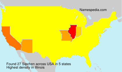 Surname Sipchen in USA Surname Sipchen in USA