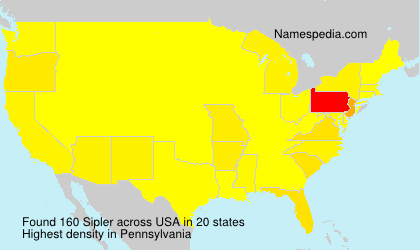 Surname Sipler in USA Surname Sipler in USA