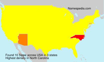 Surname Sippe in USA Surname Sippe in USA