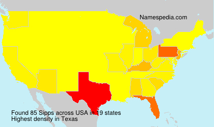 Surname Sipps in USA Surname Sipps in USA