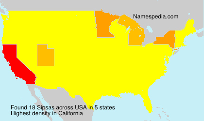 Surname Sipsas in USA Surname Sipsas in USA